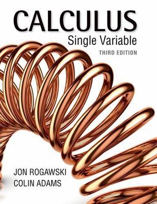 Calculus: Late Transcendentals Single Variable