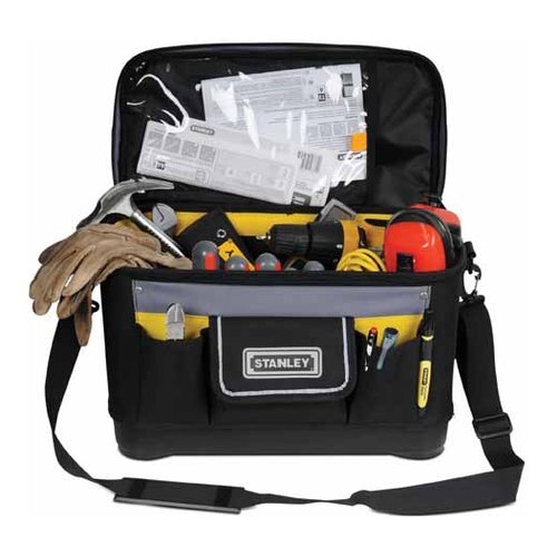 Stanley Borsa porta attrezzi con tracolla (44,7x25,1x26,2cm) Nero e Grigio