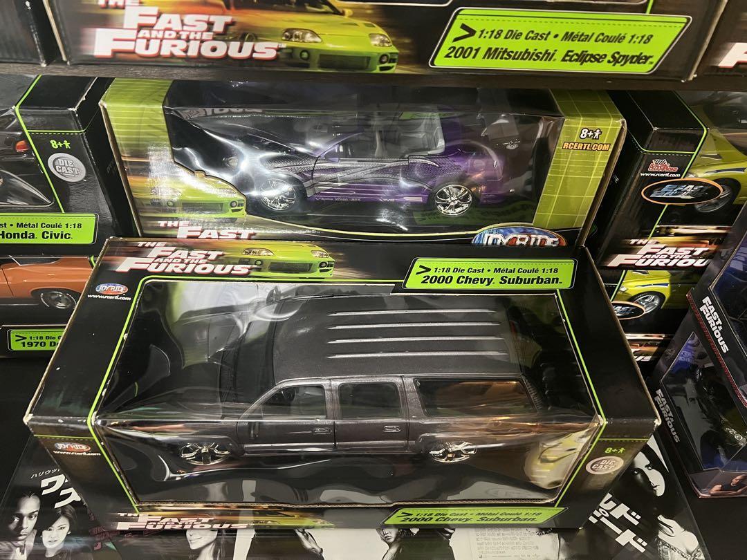 ミニカー 2000 CHEVY SUBERBAN 1/18 JOY RIDE Mini-car JOY RIDE 1/18 FAST&FURIOUS 2000 Chevy Suburban Wild Speed