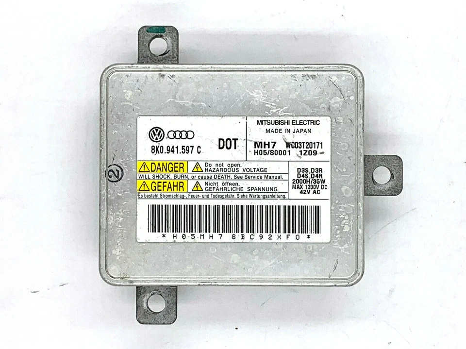 2x OEM 11-15 Audi Q7 Xenon HID Headlight Ballast Module & D3S Bulb 8K0.941.597C - Image 3 of 4