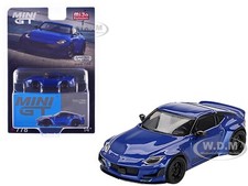 NISSAN Z "PANDEM" SEIRAN BLUE 1/64 DIECAST MODEL CAR BY MINI GT MGT00778