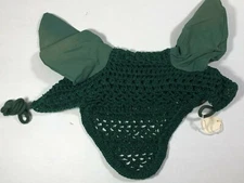 New - Hunter Green Fly Mask - Pony Size