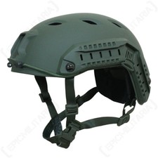 US Paratrooper Helmet with Rail - Olive - American Army Airsoft Special Forces