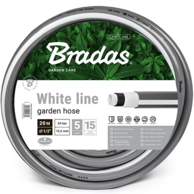 BRADAS 5 Lagig Schlauch 5/8 Zoll 50m Gartenschlauch Wasserschlauch WWL5/850 5687