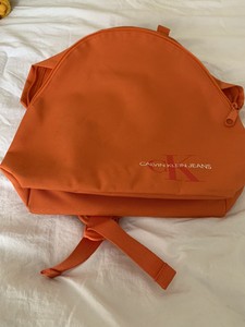 calvin klein backpack orange