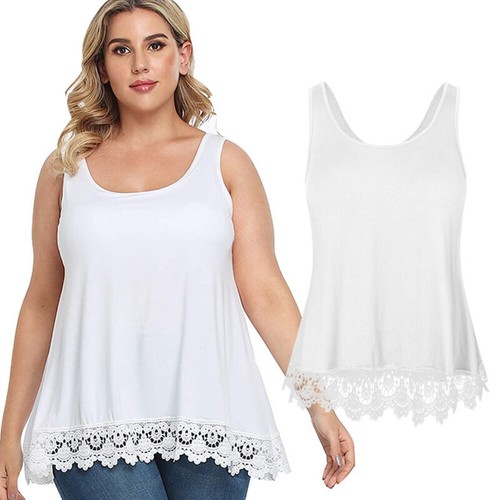Women Tank Top with Built in Padded Bra Adjustable Strap Camisole Fitted Vest - Picture 14 of 16