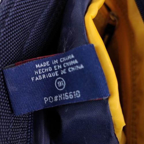 Polo Sport Ralph Lauren Tote Style Cabin Bag - Blue/Yellow - Vintage Y2K - Foto 7 di 7