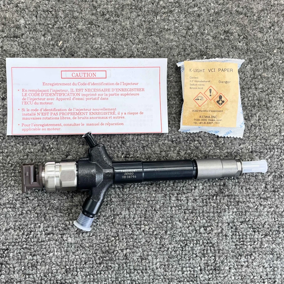 Injetor de combustível diesel Common Rail 4 peças para 095000-5600 Mitsubishi L200 4D56 Euro4 - Imagem 2 de 4