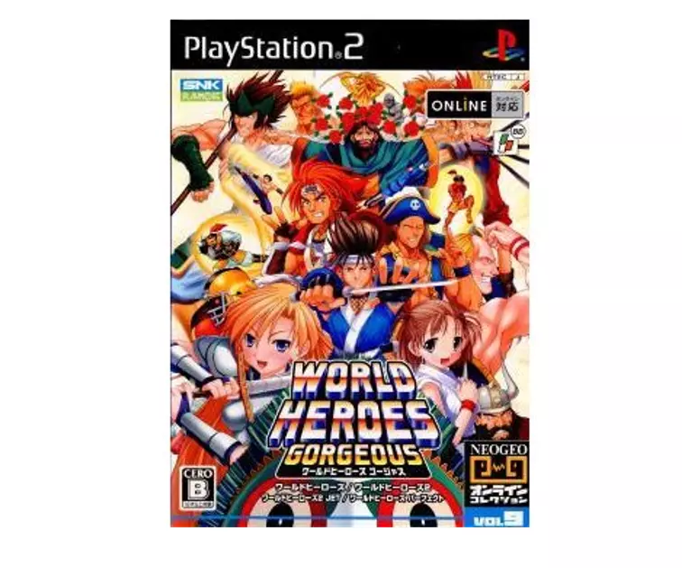 PS2 Sony Playstation 2 Neo Geo Online Collection World Heroes Gorgeous  Japanese