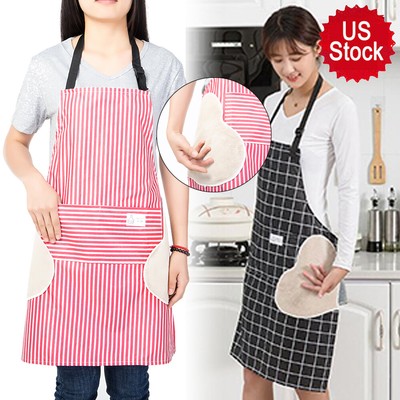 Waterproof Wipe Apron Wear-resistant Hand Aprons Kitchen Cooking Oil-proof Bib