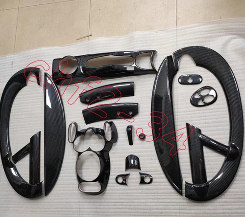 Kits interiores de aspecto de carbono Cooper para Mini R50 R52 R53 2002-2006 decoración cubierta moldura - Imagen 9 de 12
