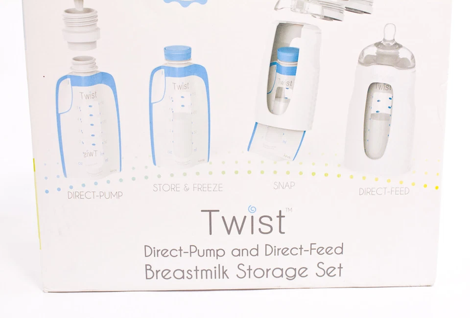 Almacenamiento y alimentación universal de recolección de leche materna con bombeo directo Kiinde Twist Foto 4 de 4