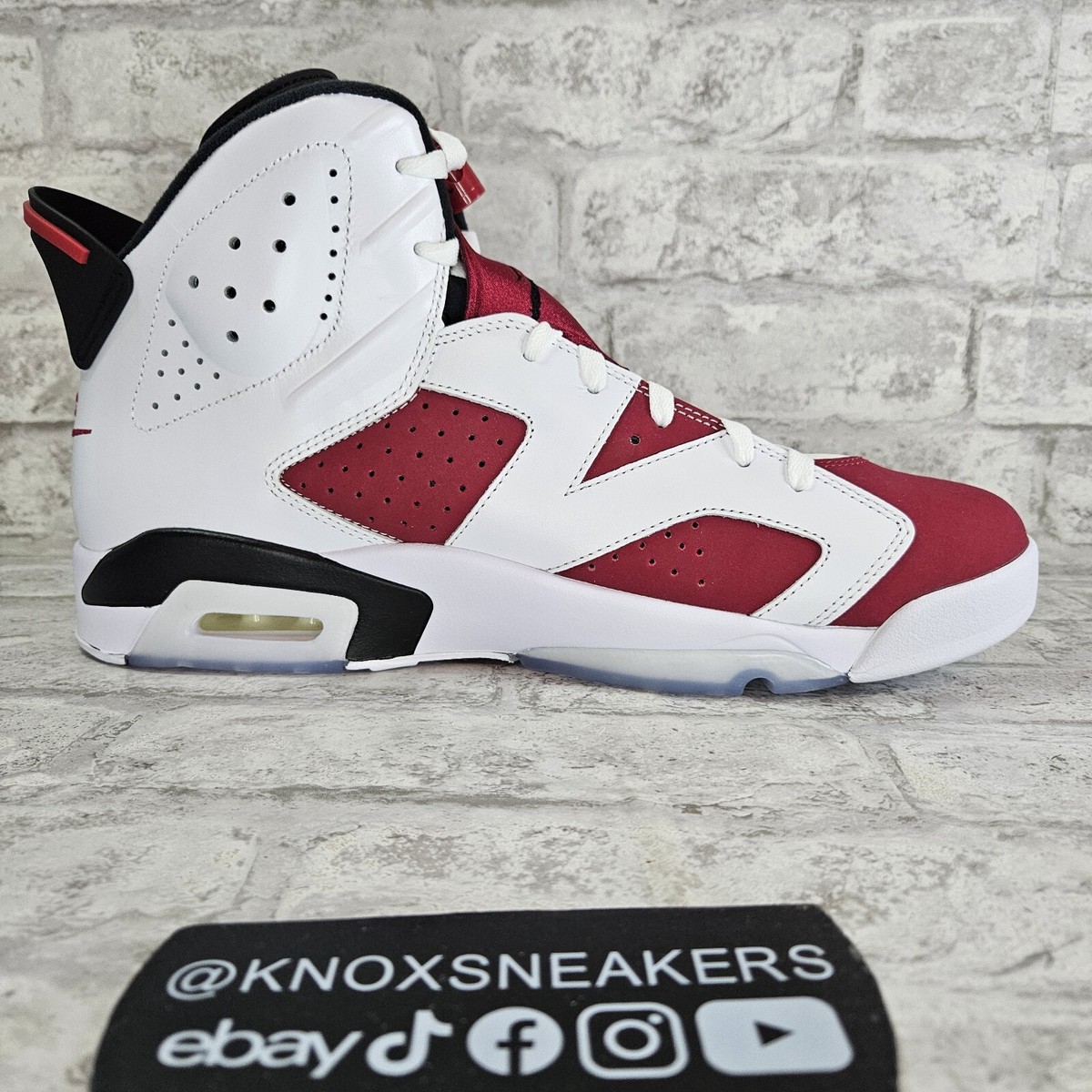 jordan 6 carmine 2021 pink sole