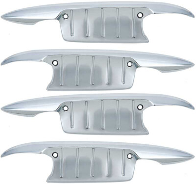 1957 Chevy Biscayne Bel Air 150 Door Handle Scuff Scratch Guards Shields 4 Piece