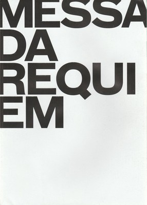 Programmheft Giuseppe Verdi MESSA DA REQUIEM  Raumbühne Babylon 2018