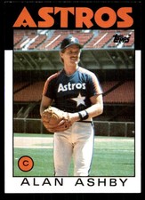 Alan Ashby 1986 Topps #331 Houston Astros MLB READ FREE SHIPPING AutographDen