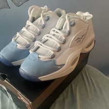 Reebok Question Low GS Allen Iverson Fluid/ Baby Blue US 6.5Y/ 8 W FY2345 UNC