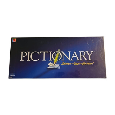 Pictionary Zeichnen Raten Gewinnen Mattel Brettspiel NEU OVP ab 12