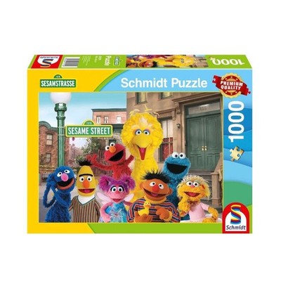 Schmidt Sesamstraße Puzzle 1000 Teile Klassiker Nostalgie Ernie und Bert