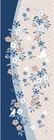 hama pattern illustrated tenugui (hand towel): Cherry blossoms and little birds