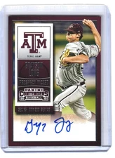 2015 Grayson Long Contenders Draft Prospect Ticket Auto RC #49 (H476)