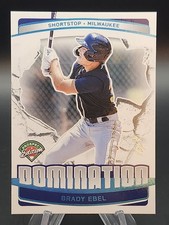 2025 Panini Prospect Edition Platinum 1/1 Brady Ebel Domination Insert #9