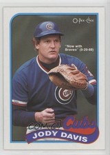 1989 O-Pee-Chee Jody Davis #115 0q3