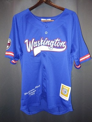 1938 Washington Black Senators Jersey Men's Large Headgear Classics Baseball New