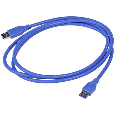 Akyga AK-USB-14 USB Cable USB-A Plug, USB-A Plug 1.80m Blue