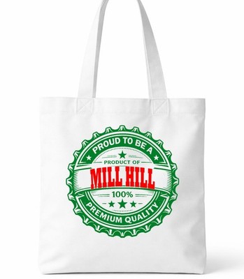 Mill Hill LONDON HEIMATSTADT LUSTIGE TRAGETASCHE GESCHENK
