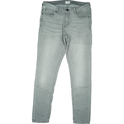 Qs S.Oliver 1352.6oz30 Jeans Trousers Used Grey Ladies Stretch Skinny mid Rise