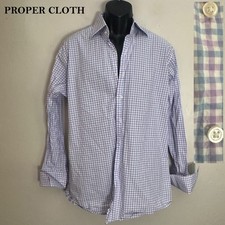 Proper Cloth French Cuff Shirt 15.5 / 33 Gently worn 100 cotton