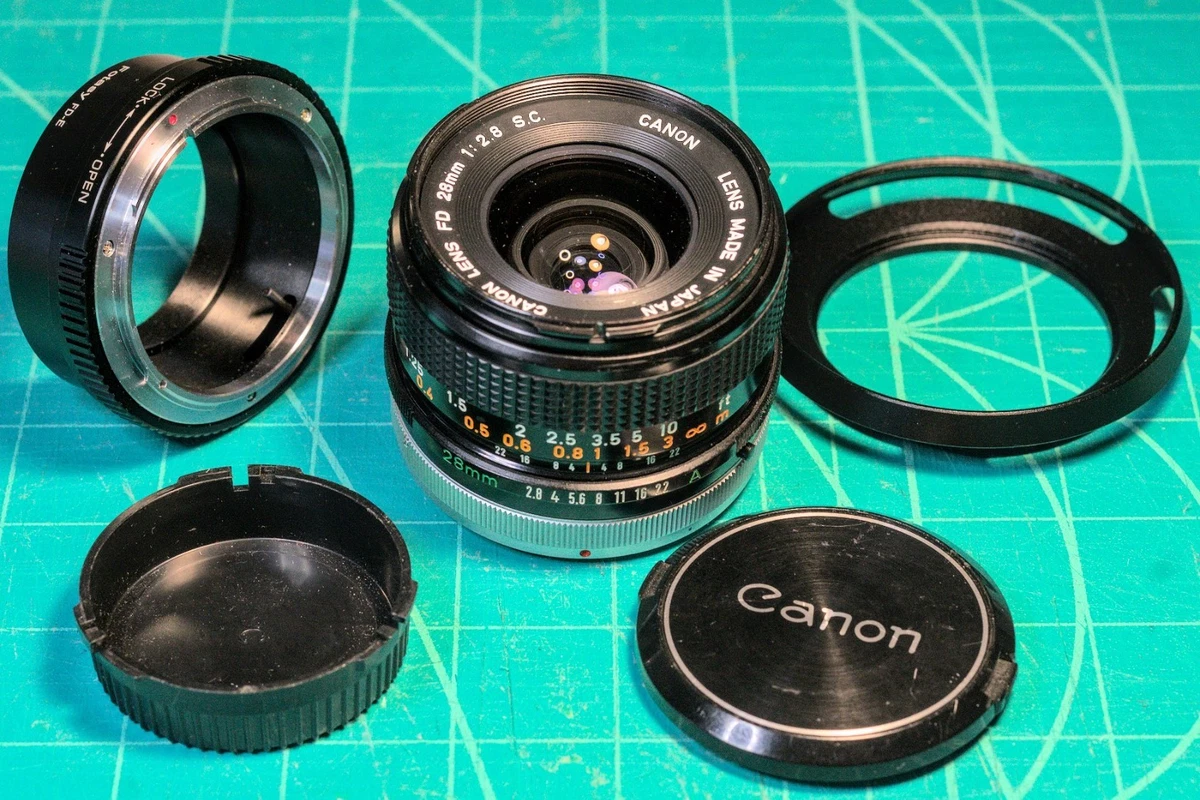 Canon FD f/2.8 Camera Lenses 28mm Focal for sale | eBay