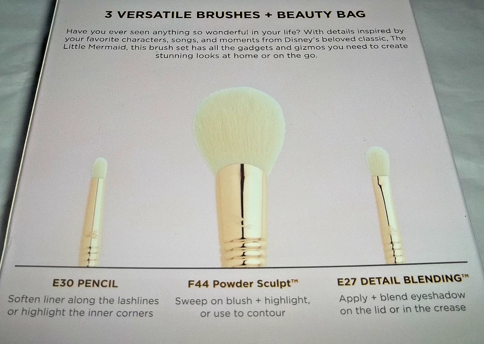 Sigma Beauty x Disney The Little Mermaid Brush Set Limited Edition New FREE SHIP - Image 3 of 4