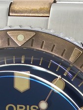 ORIS Divers 65 01 733 7707 4355 07 8 20 17 40mm Blue Dial Steel Box Card #T307 4