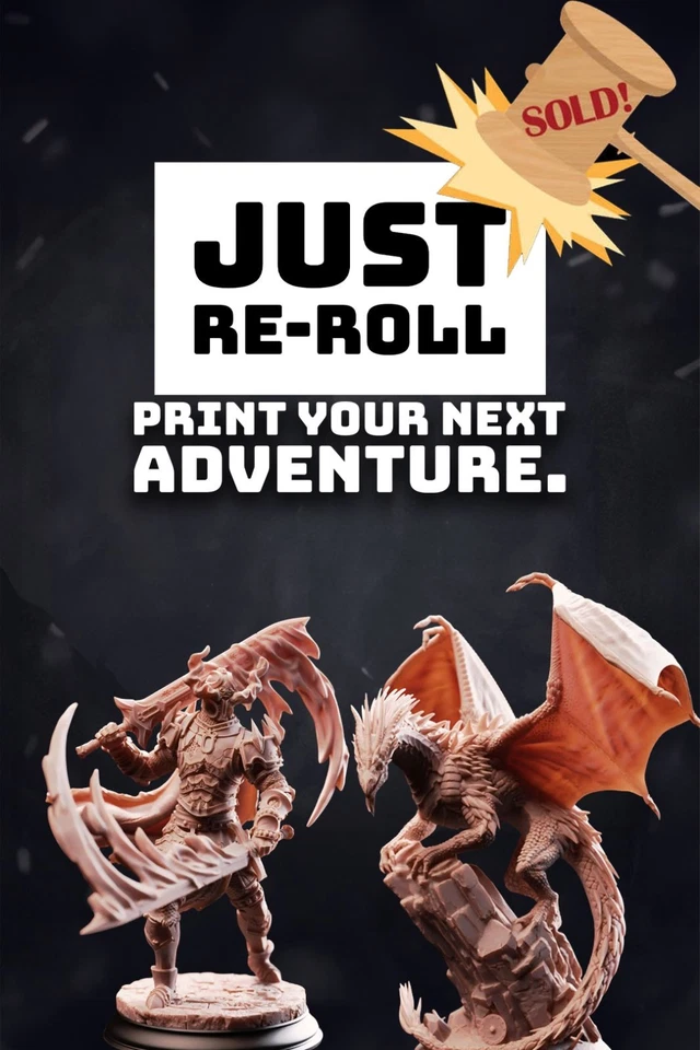 🎲 Fantasy Miniatures LIVE! Resin Prints, Dragons & RPG Essentials