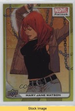 2023 Upper Deck Marvel Platinum Yellow Rainbow Mary Jane Parker Watson READ 0aj6