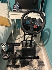 Logitech G29 Racing Wheel with Pedals, Wired, for Sony PlayStation 3/4 upgraded