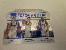 2019-20 Crown Royale The Kings Court Blue #10 Porzingis/Doncic/Hardaway /75 Hot!