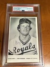 1978 GEORGE BRETT KC ROYALS  Issue Photo AUTOGRAPH AUTO  PSA/DNA  RARE SIGNED
