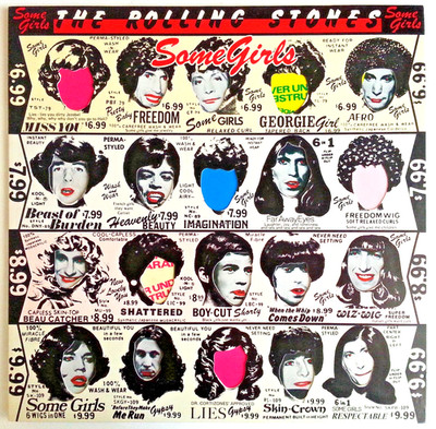 ROLLING STONES Some Girls Censor Cover '78 LP COC 39108 Record +