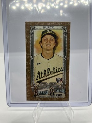 2025 Topps Allen & Ginter NICK KURTZ RC Mini Gold Border