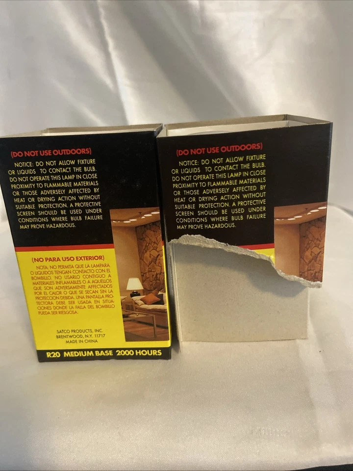 2-satco S3204 Reflector Indoor Floodlamp 50w R20 - Image 2 of 4