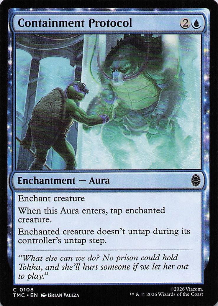 Containment Protocol 108 Commander: Teenage Mutant Ninja Turtles MTG NM/M