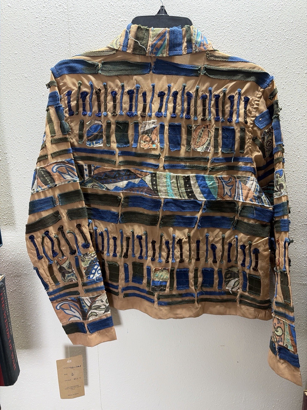 Life Style Vintage Patchwork Jacket Large Boho Ab… - image 3