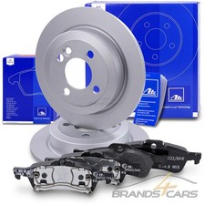 ATE BREMSSCHEIBEN VOLL Ø259 +BELÄGE HINTEN FÜR MINI R50 R53 COOPER S ONE+D WORKS