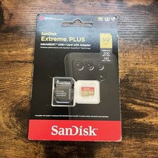 SanDisk Extreme PLUS 512GB microSDXC Memory Card SDSQXBD-512G-AN6MA Sealed New