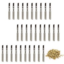 30PCS 40mm Tuning Pins Nails with Brass Rivets for Lyre Harp Small Harp