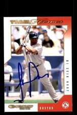 Signed Baseball Card Auto Juan Diaz 2003 Donruss Team Heroes #81 Red Sox