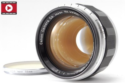  CLA'd[NEAR MINT] Canon 50mm f1.2 Lens LTM L39 Leica Screw Mount From JAPAN